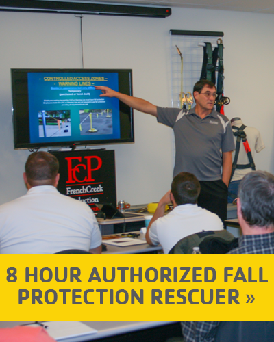 Fall Protection Training Conducting Classroom Course On Rescue